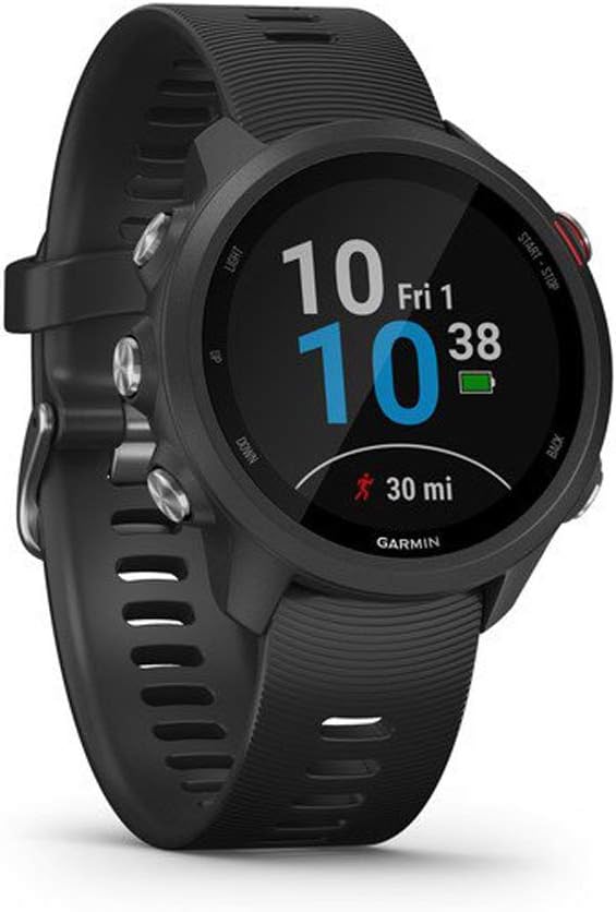 Garmin - Forerunner 245 Music, GPS Running Smartwatch with Music and Advanced Dynamics, Black