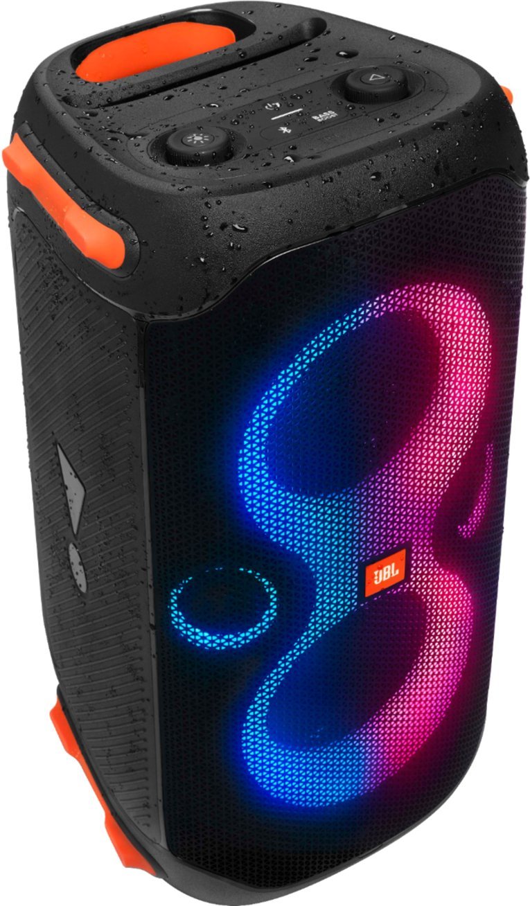 JBL - PartyBox 110 Portable Party Speaker - Black - Image 3