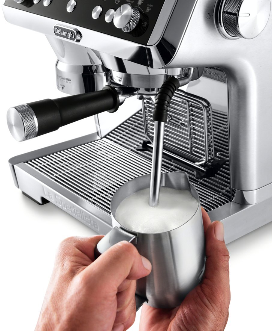 De'Longhi - La Specialista Prestigio Espresso Machine with Dual Heating System - Stainless Steel - Image 5