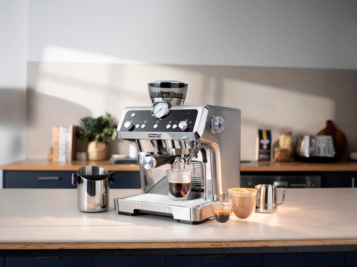 De'Longhi - La Specialista Prestigio Espresso Machine with Dual Heating System - Stainless Steel - Image 7