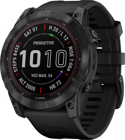 Garmin - fēnix 7X Sapphire Solar GPS Smartwatch 51 mm Fiber-reinforced polymer