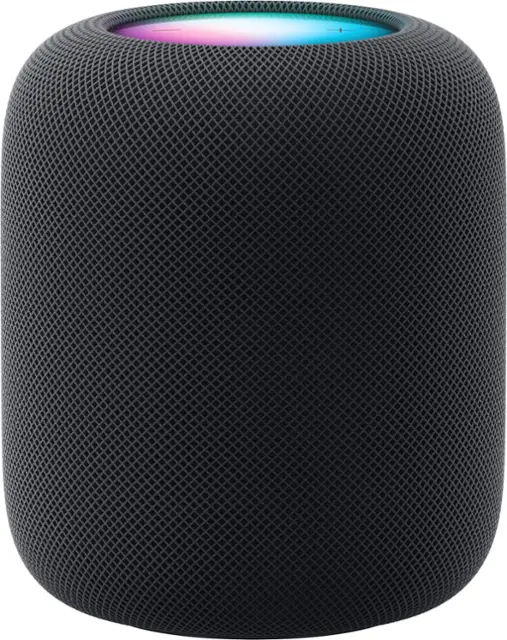 Apple - HomePod (2nd Generation) Smart Speaker with Siri - Midnight - Image 2