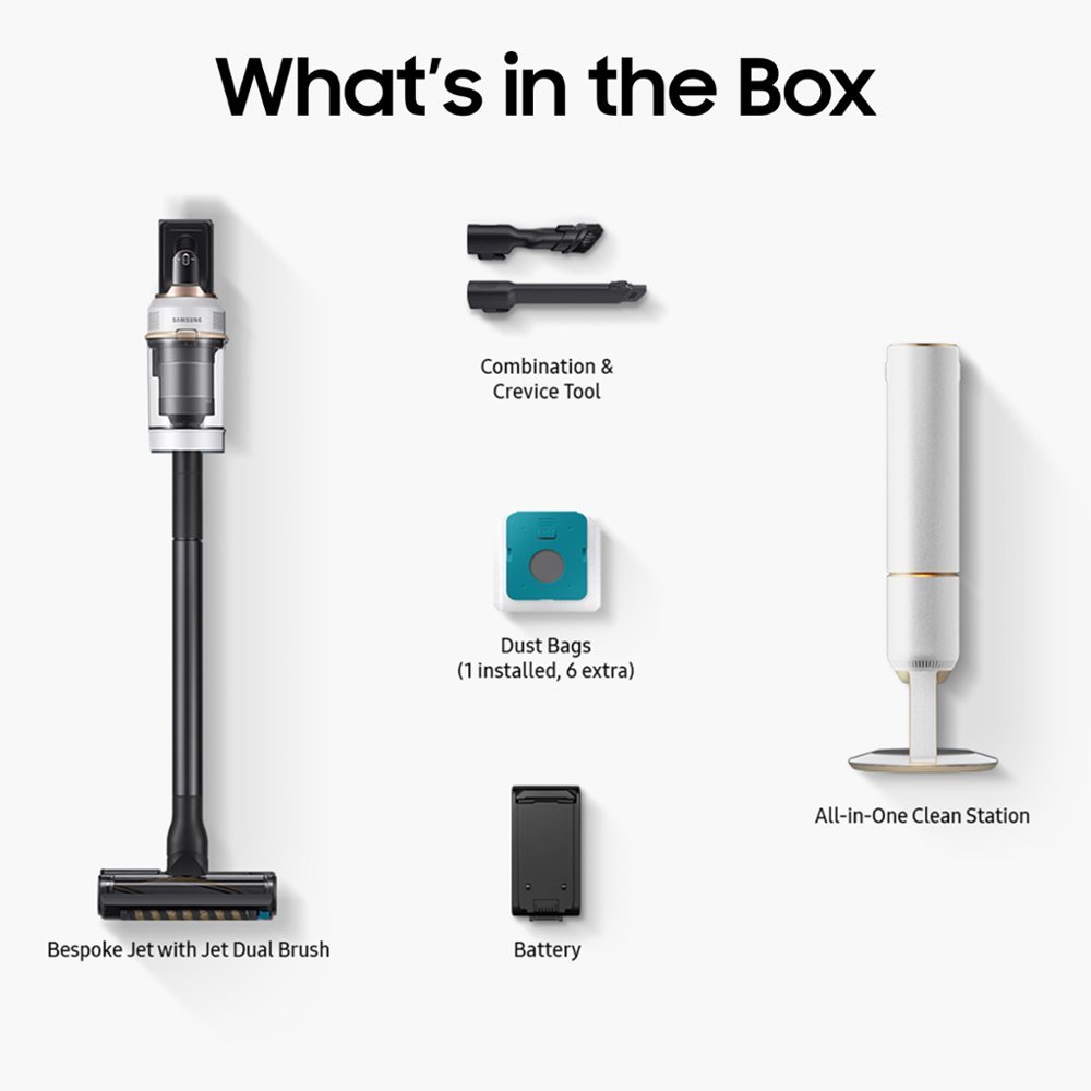 Samsung - BESPOKE Jet Cordless Stick Vacuum with All-in-One Clean Station - Image 4