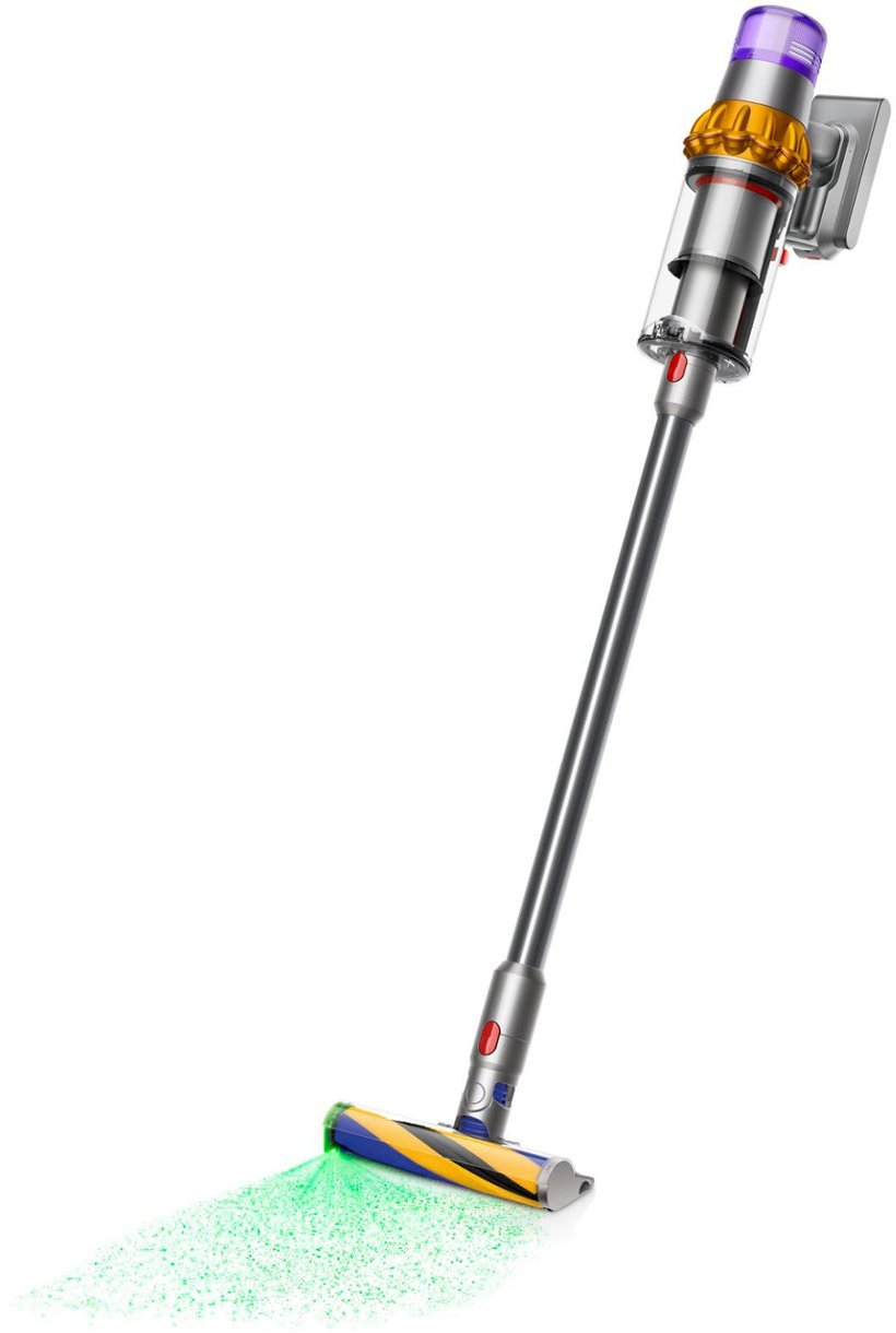Dyson - V15 Detect Extra Cordless Vacuum with 10 accessories - Yellow/Nickel - Image 3