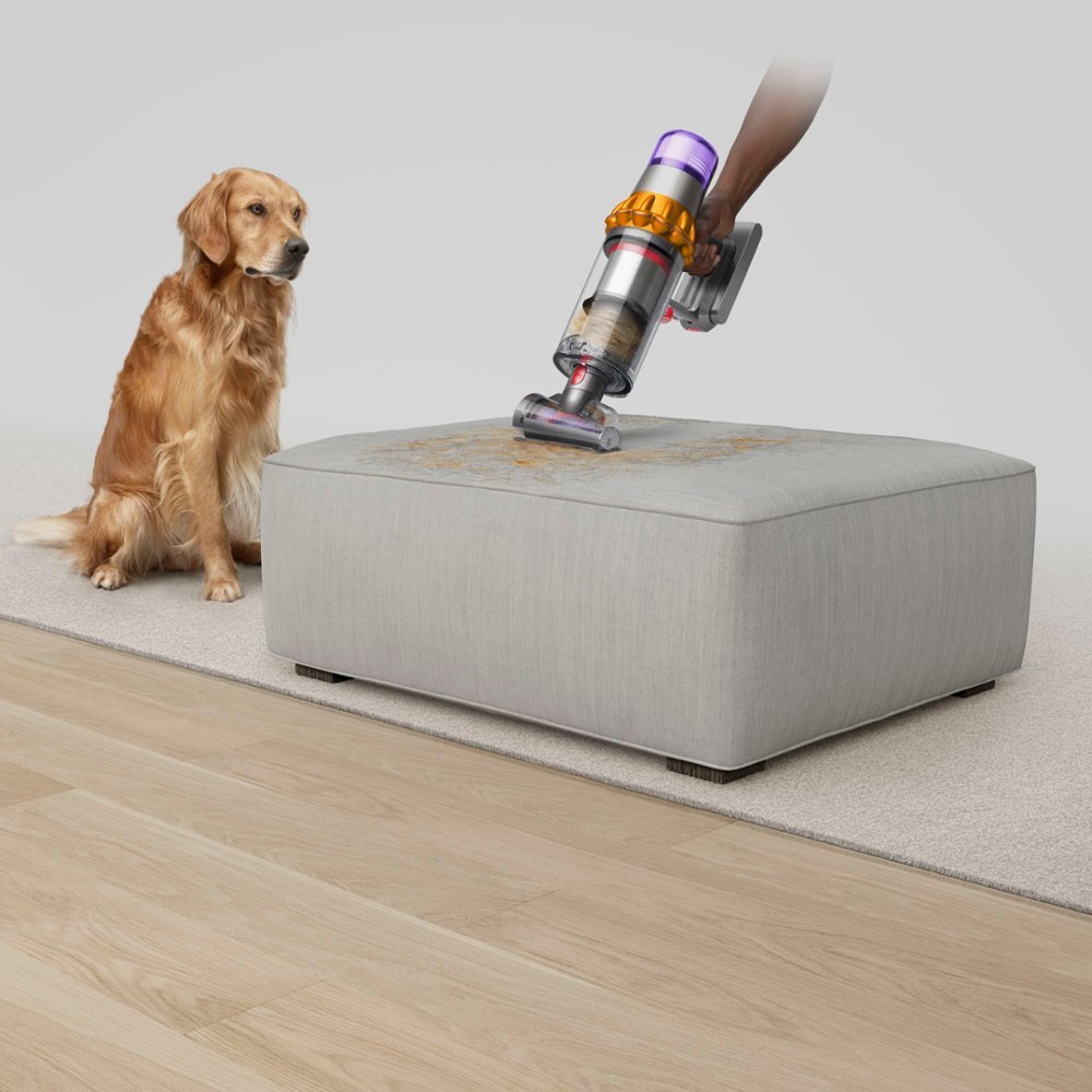 Dyson - V15 Detect Extra Cordless Vacuum with 10 accessories - Yellow/Nickel - Image 6