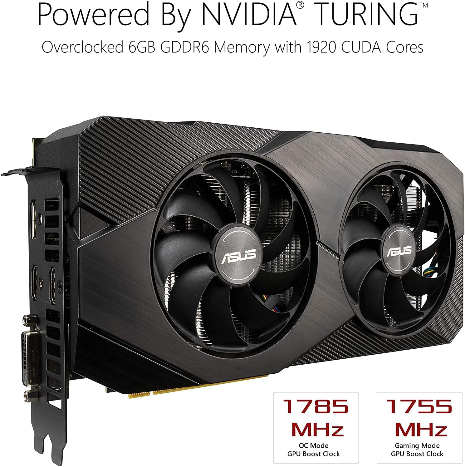 ASUS GeForce RTX 2060 Overclocked 6G GDDR6 Dual-Fan EVO Edition - Image 3