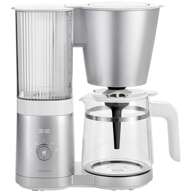 Zwilling Enfinity 12-Cup Drip Coffee Maker with Glass Carafe - Silver
