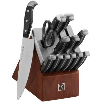 Henckels Statement Self-Sharpening Knife Set with Block - Stainless Steel