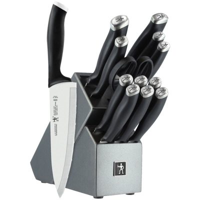 Henckels Silvercap 14 Piece Knife Set with Block - Stainless Steel