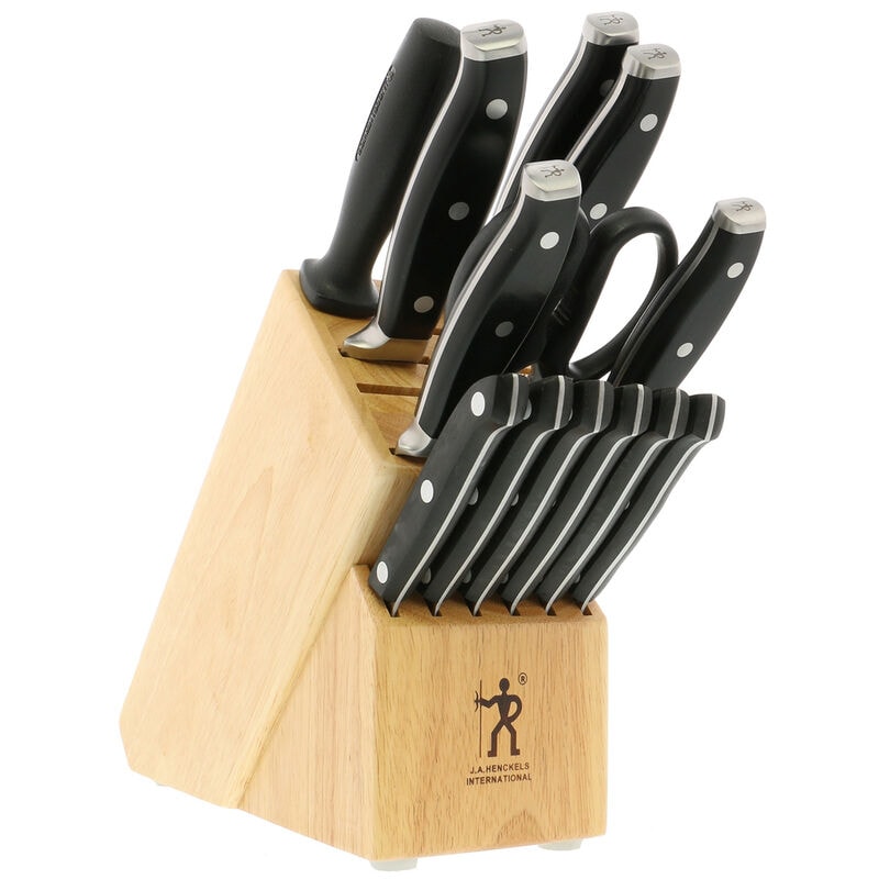 Henckels 14 Piece Forged Premio Knife Set with Block - Black