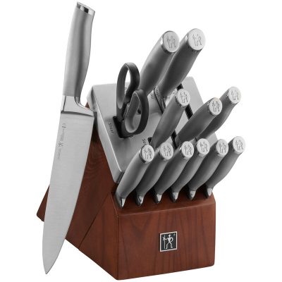 Henckels Modernist 14-pc Self-Sharpening Knife Set with Block - Stainless Steel