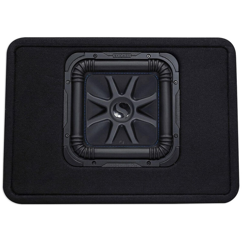 Kicker Ported enclosure with one Solo-Baric L7S Series 2-ohm 10" subwoofer