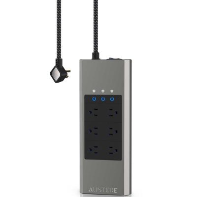 Austere VII Series 6-Outlet 4,000 Joules Surge Protector with 45 Watt PD Port