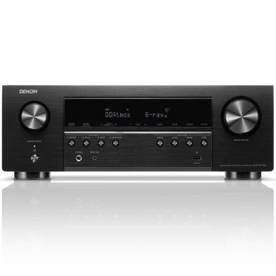 Denon 7.2 Ch. 75W 8K AV Receiver with Built-In HEOS - Black
