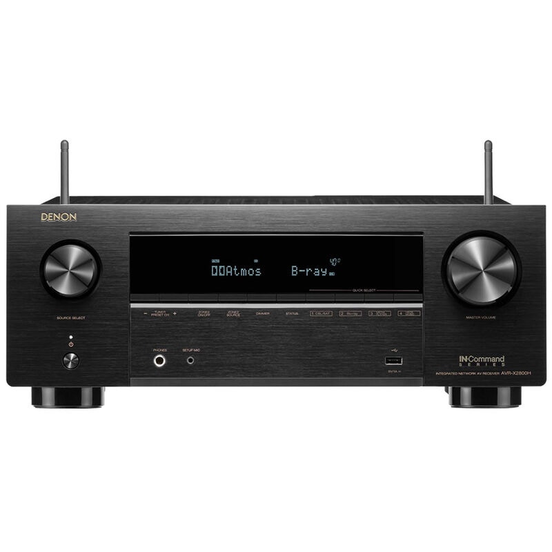Denon 7.2 Ch. 95W 8K AV Receiver with Built-In HEOS - Black