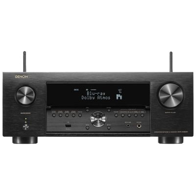 Denon 9.4 Ch. 125W 8K AV Receiver with Built-in HEOS - Black