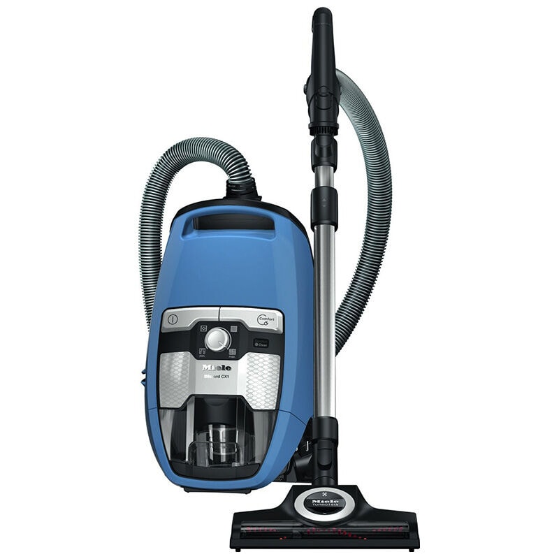 Miele Blizzard Bagless Canister Vacuum with On-Board Tools and HEPA filtration