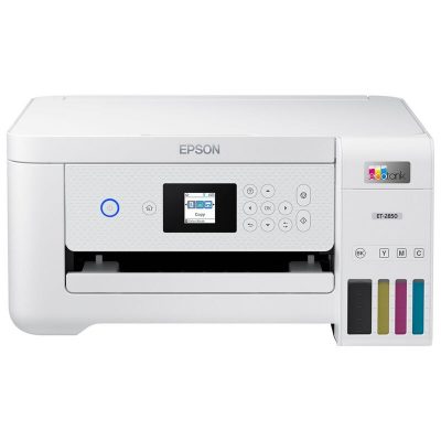 Epson - EcoTank ET-2850 All-in-One Supertank Inkjet Printer - White
