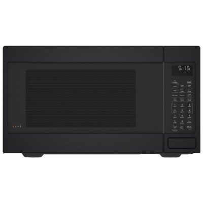Cafe 22 in. 1.5 cu.ft Countertop Smart Microwave with 10 Power Levels & Sensor Cooking Controls - Matte Black