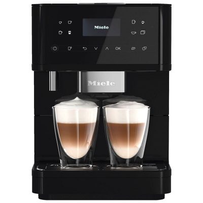 Miele MilkPerfection Countertop Coffee Machine with WiFi Connect, AromaticSystem, OneTouch for 2 Convenient Cleaning and MaintenancePrograms - Obsidian Black
