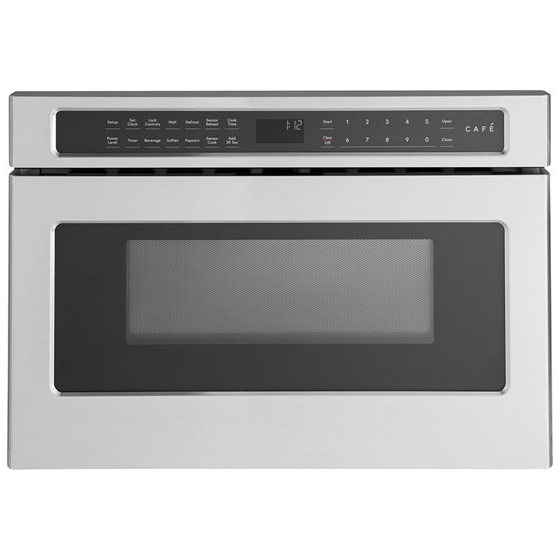 Cafe 24 in. 1.2 cu. ft. Microwave Drawer with 10 Power Levels & Sensor Cooking Controls - Stainless Steel
