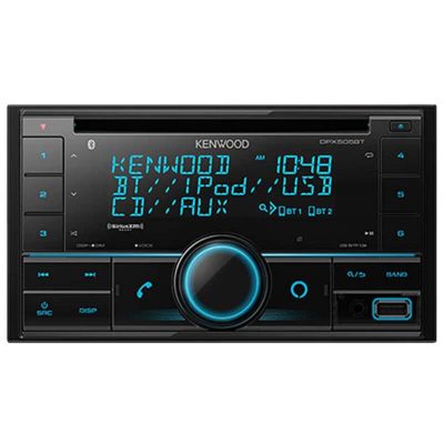 Kenwood Dual Din Sized CD Receiver with Bluetooth