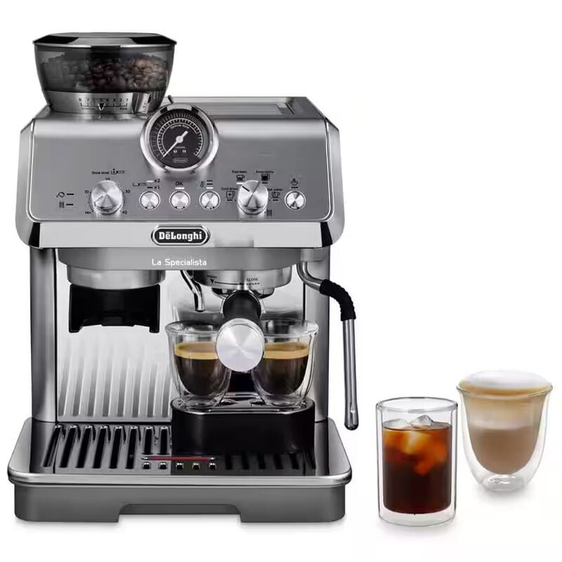 De Longhi La Specialista Arte Evo Espresso Machine with Cold Brew - Metallic
