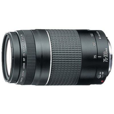 Canon EF 75-300mm F/4-5.6 III Autofocus Telephoto Zoom Lens