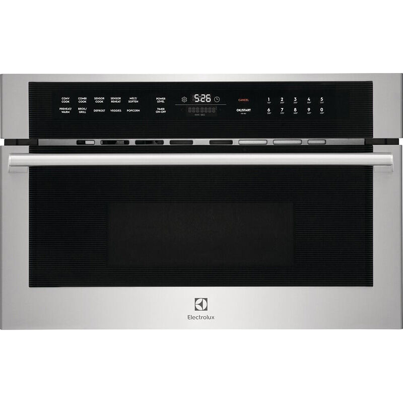 Electrolux 30 in. 1.6 cu.ft Built-In Microwave with 10 Power Levels & Sensor Cooking Controls - Stainless Steel