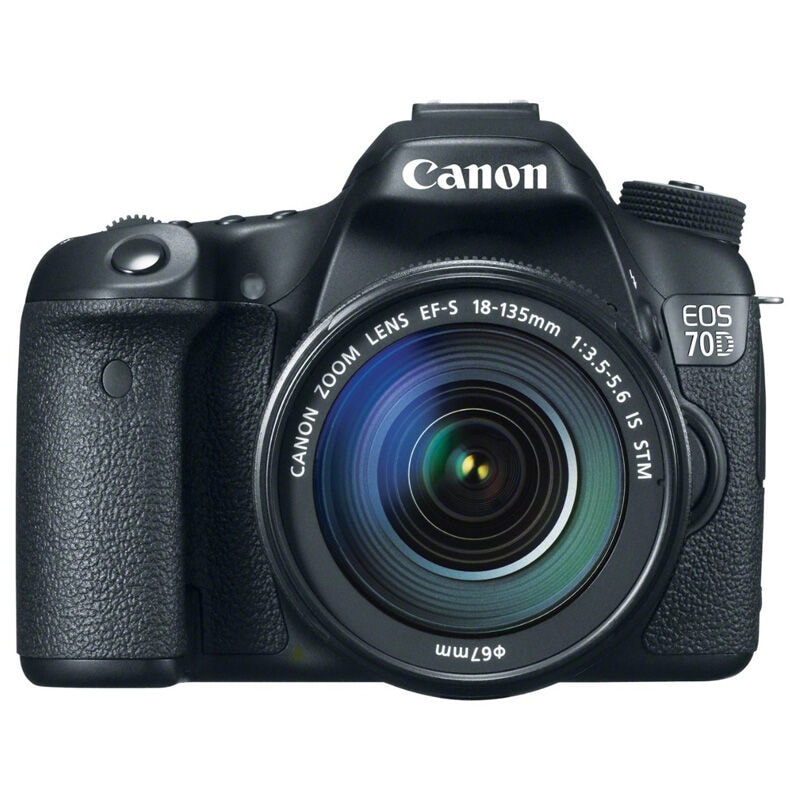 Canon EOS 70D 20.2 MP DSLR Digital Camera with 18-135mm STM Lens