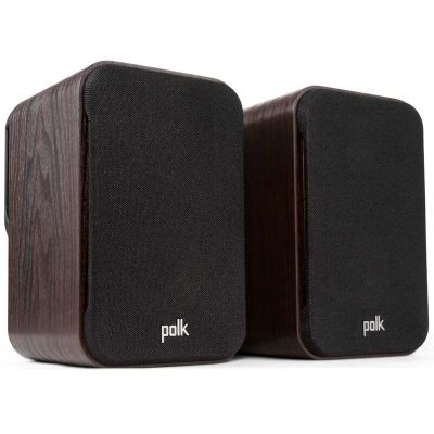 Polk Signature Elite ES10 High Quality Wall-Mountable Satellite Surround Speakers (Pair) - Brown