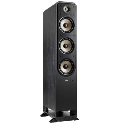 Polk Signature Elite ES60 High-Quality Large Floor-Standing Tower Speaker - Black