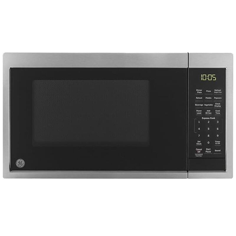 GE 19 in. 0.9 cu. ft. Countertop Microwave with 10 Power Level - Stainless Steel