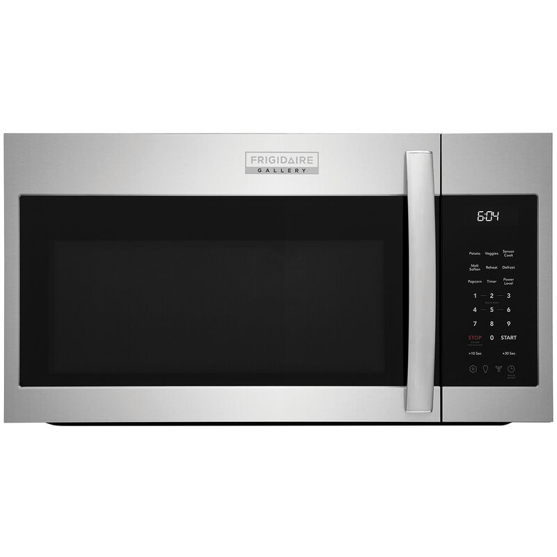 Frigidaire Gallery 30 in. 1.9 cu. ft. Over-the-Range Microwave with 10 Power Levels, 400 CFM & Sensor Cooking Controls - Stainless Steel