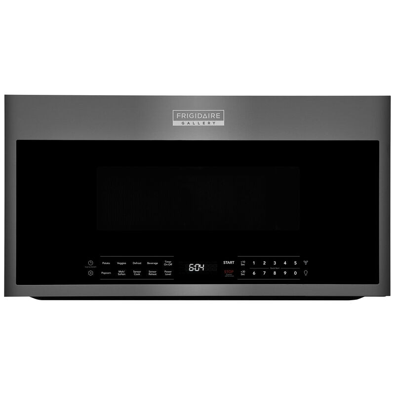 Frigidaire Gallery 30 in. 1.9 cu. ft. Over-the-Range Microwave with 11 Power Levels, 400 CFM & Sensor Cooking Controls - Black Stainless Steel
