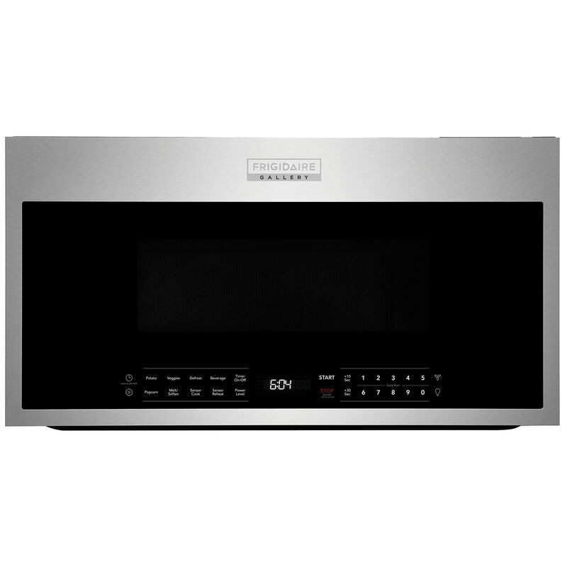 Frigidaire Gallery 30 in. 1.9 cu. ft. Over-the-Range Microwave with 11 Power Levels, 400 CFM & Sensor Cooking Controls - Stainless Steel