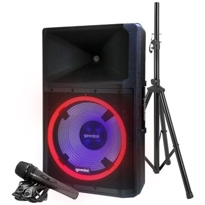 Gemini GSP-L2200PK Powered Bluetooth DJ Speaker