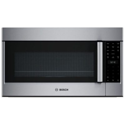 Bosch Benchmark Series 30 in. 1.9 cu. ft. Over-the-Range Microwave with 10 Power Levels, 385 CFM & Sensor Cooking Controls - Stainless Steel