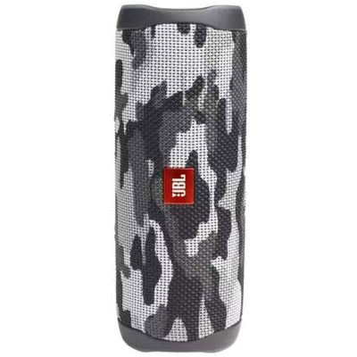 JBL Flip 5 Portable Waterproof Bluetooth Speaker - Black Camo