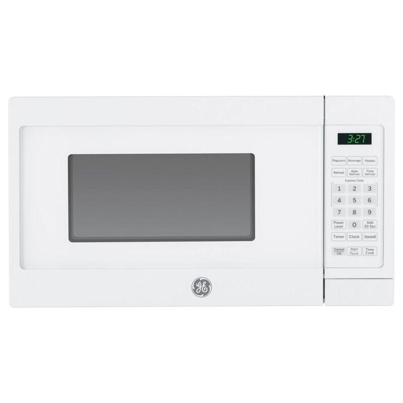 GE 17 in. 0.7 cu.ft Countertop Microwave with 10 Power Levels - White