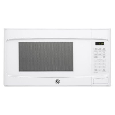 GE 20 in. 1.1 cu.ft Countertop Microwave with 10 Power Levels - White