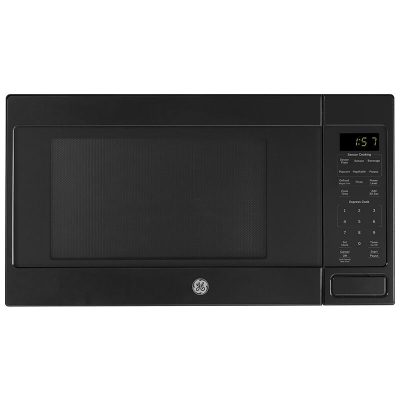 GE 22 in. 1.6 cu.ft Countertop Microwave with 10 Power Levels & Sensor Cooking Controls - Black