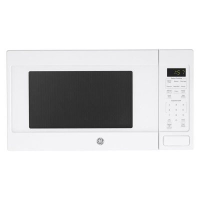 GE 22 in. 1.6 cu.ft Countertop Microwave with 10 Power Levels & Sensor Cooking Controls - White