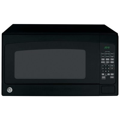 GE 24 in. 2.0 cu.ft Countertop Microwave with 10 Power Levels & Sensor Cooking Controls - Black
