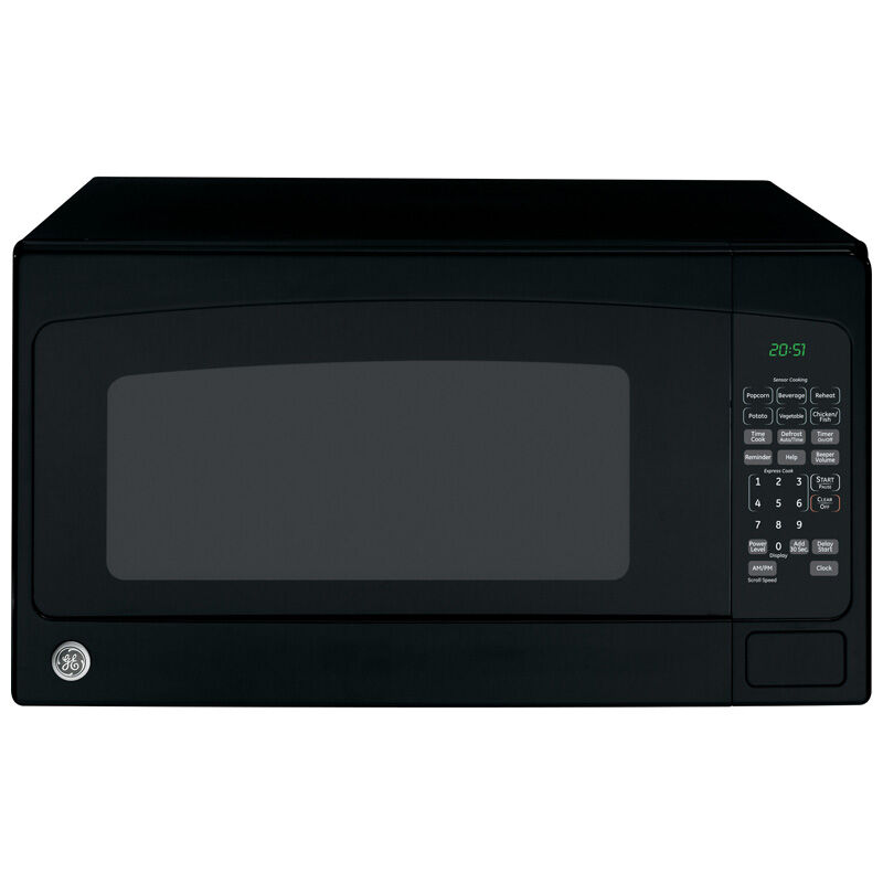 GE 24 in. 2.0 cu.ft Countertop Microwave with 10 Power Levels & Sensor Cooking Controls - Black