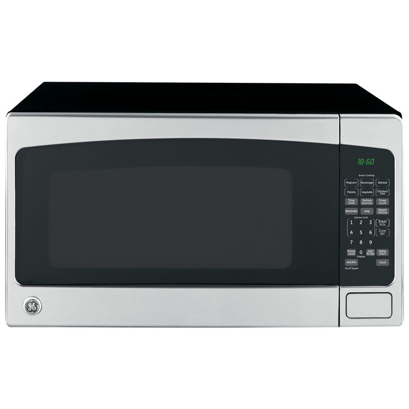 GE 24 in. 2.0 cu.ft Countertop Microwave with 10 Power Levels & Sensor Cooking Controls - Stainless Steel