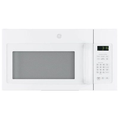 GE 30" 1.6 Cu. Ft. Over-the-Range Microwave with 10 Power Levels & 300 CFM - White