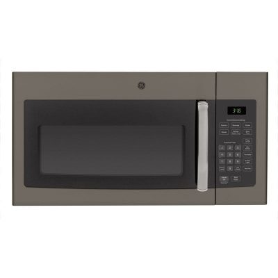 GE 30" 1.6 Cu. Ft. Over-the-Range Microwave with 10 Power Levels & 300 CFM - Slate