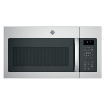 GE 30 in. 1.7 cu. ft. Over-the-Range Microwave with 10 Power Levels, 300 CFM & Sensor Cooking Controls - Stainless Steel