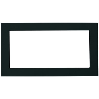GE 27 in. Built-In Trim Kit for Microwaves (Counter Top) - Black